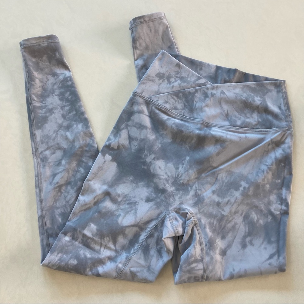 Kamo Kitness Criss Cross Luna Leggings - Smoke Tie Dye